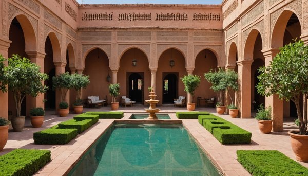 Marrakech : séjourner dans un hôtel avec jardin